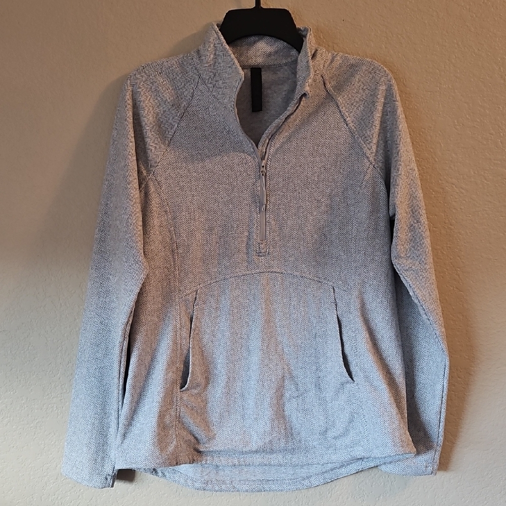 Kyodan L‎ Gray Quarter-Zip Pullover